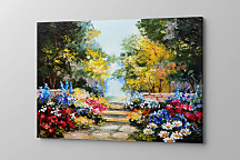 Obraz Maľovaná záhrada s kvetmi 1689